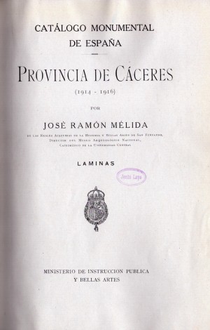 Catálogo Monumental de España - Provincia de Cáceres. Láminas (3).jpg