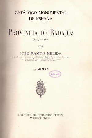 Catálogo Monumental de España - Provincia de Badajoz. Láminas (2).jpg